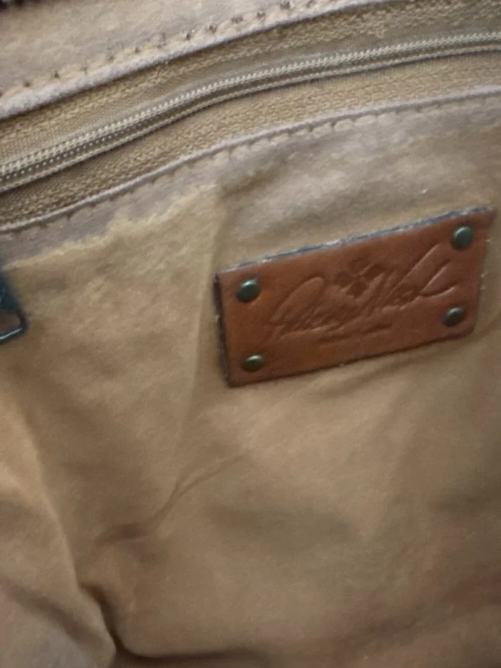 Patricia Nash Leather Convertible Cross Body or Shoulder Bag